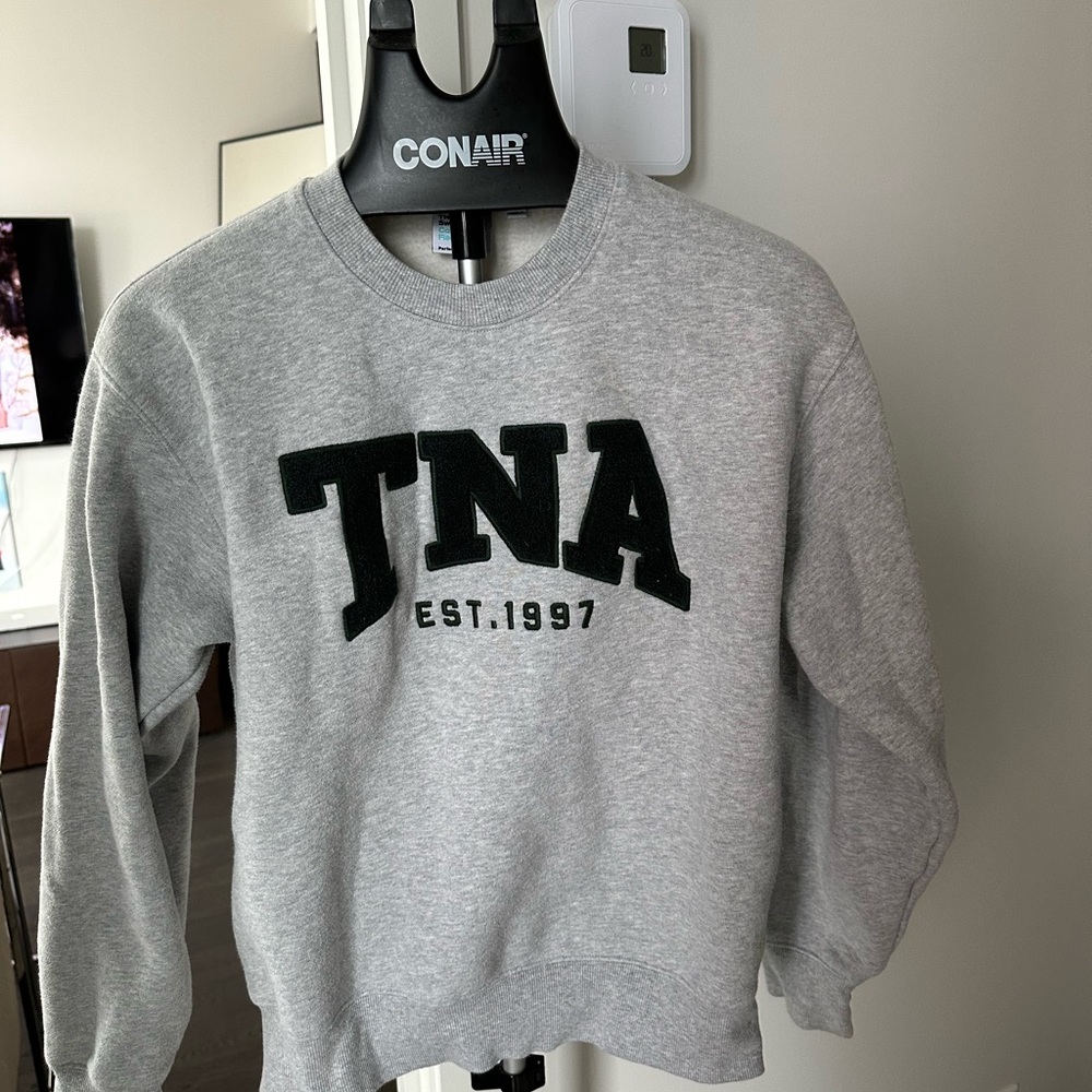 TNA Gray Crewneck Sweater